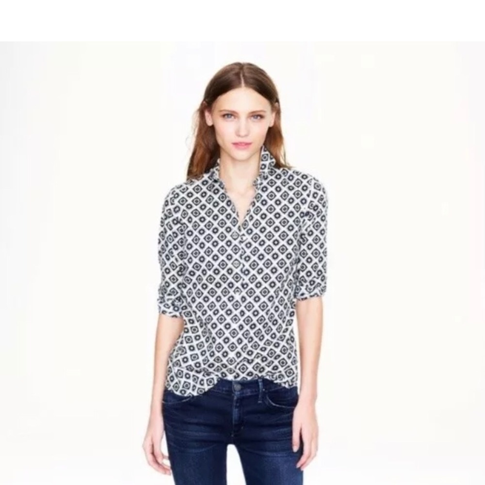 J Crew Perfect shirt size 0